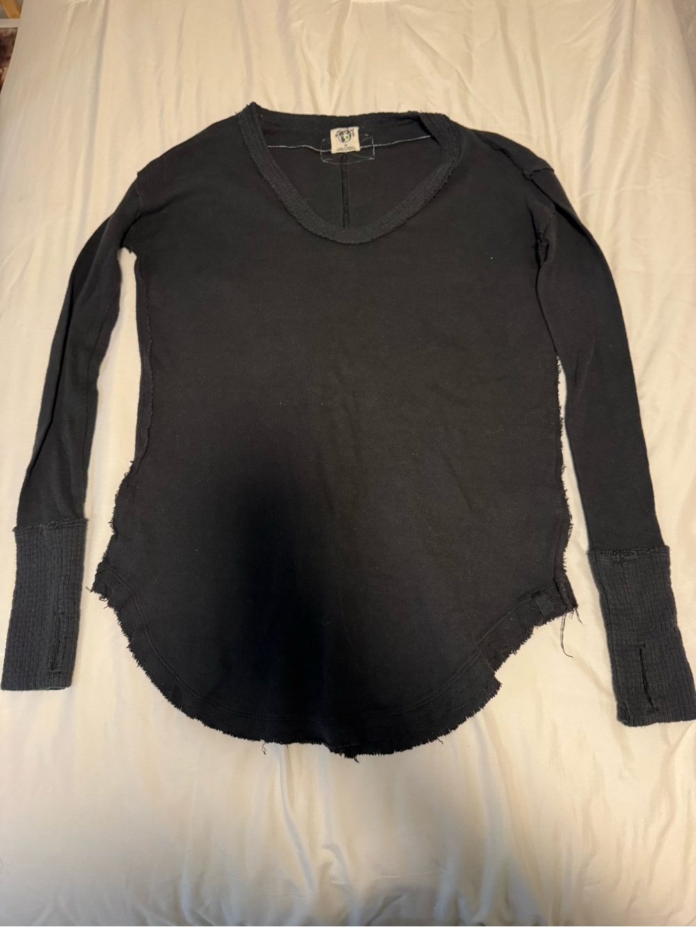 We The Free Black Long-Sleeve Women's Thermal Top